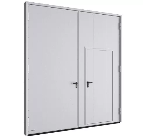 Распашные гаражные ворота 2400x2600