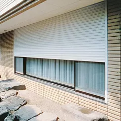 Рольставни витринные из пенозаполненного профиля серии rh41n DoorHan