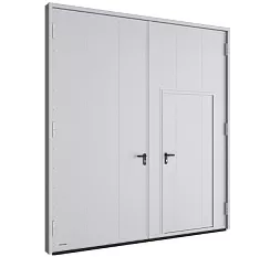 Распашные гаражные ворота 2000x2500